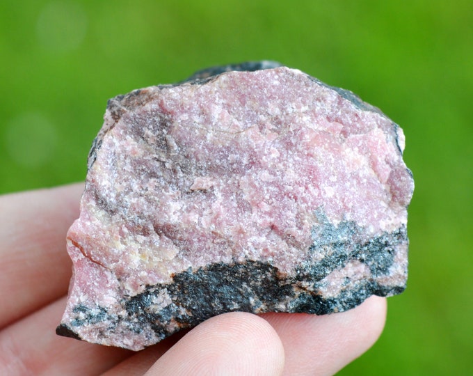 Rhodonite 124 grams - Ampanihy rhodonite deposits, Ampanihy, Atsimo-Andrefana, Madagascar