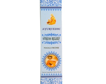 Incense - Ayurvedic - Stress Relief Fragrance - One box