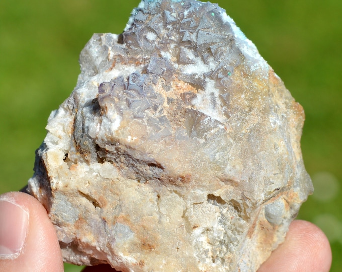 Cyanotrichite - 146 grams - Qinglong Mine, Dachang Sb ore field, Qinglong County, Qianxinan, Guizhou, China