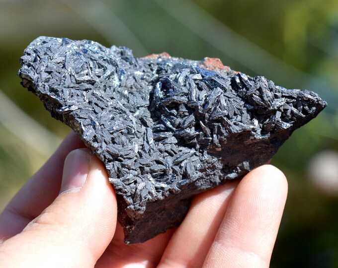 Hematite 191 grams - La Corveraine workings, Saphoz, Esmoulières, Faucogney-et-la-Mer, Haute-Saône, Burgundy-Franche-Comté, France