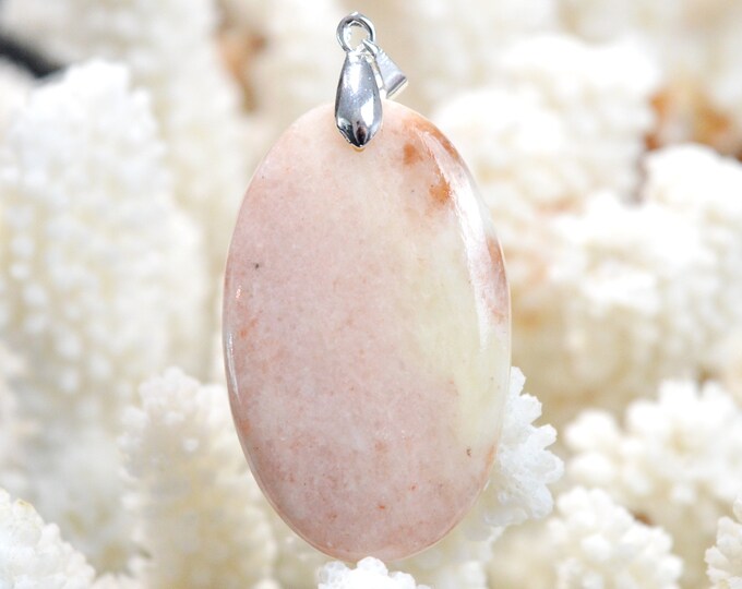 84 Carat Strawberry Quartz - Natural Gemstone Cabochon Pendant - South Africa // DS87