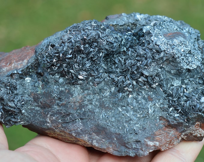 Hematite 1323 grams - Saphoz, Esmoulières, Faucogney-et-la-Mer, Haute-Saône, Burgundy-Franche-Comté, France