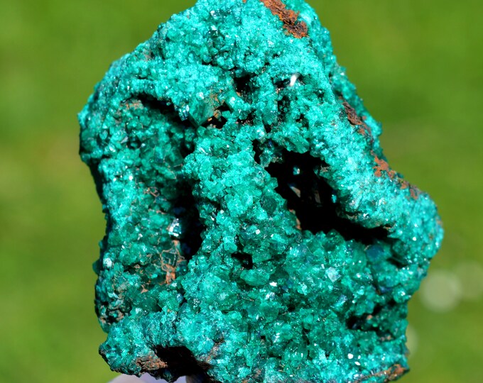 Dioptase 220 grams - Mpita prospect, Kimbedi, Mindouli District, Pool Department, Republic of Congo (Brazzaville)