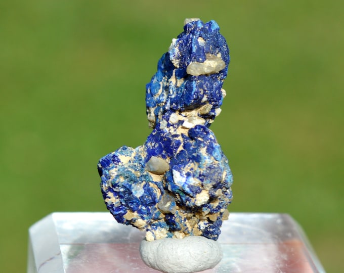 Azurite 9 grams - Chessy-les-Mines, Villefranche, Rhône, Auvergne-Rhône-Alpes, France