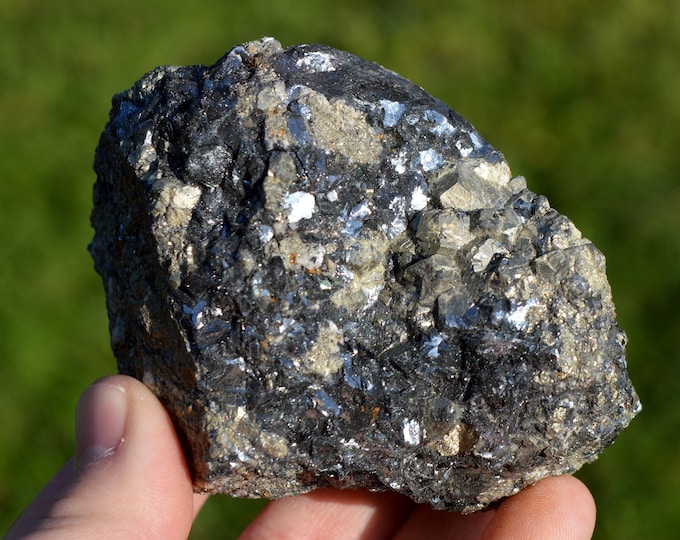 Pyrite & Hematite 740 grams - Rio Marina, Rio, Livorno Province, Tuscany, Italy