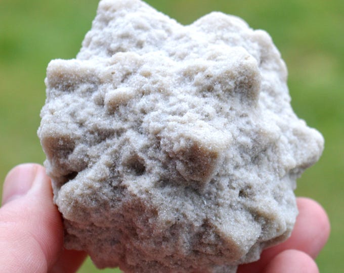 Calcite var sand-calcite 402 grams - Bellecroix, Fontainebleau, Seine-et-Marne, Ile-de-France, France