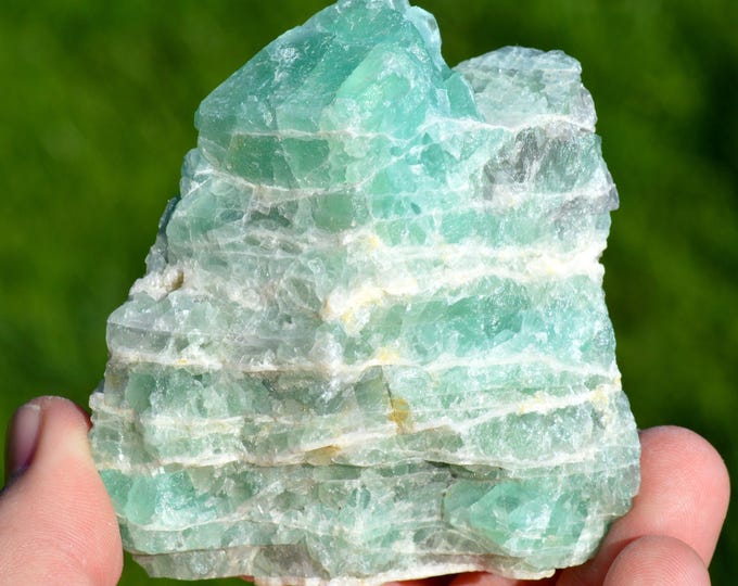 Fluorite 352 grams - La Barre Mine, Saint-Jacques-d'Ambur, Puy-de-Dôme, Auvergne-Rhône-Alpes, France
