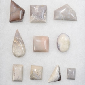 Lot x10 Agate Crazy Lace 274 carats - cabochon pierre naturelle - Mexique // BY56