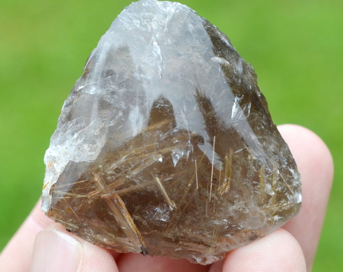 Smoky Quartz & Rutile 62 grams - Ibitiara, Bahia, Brazil