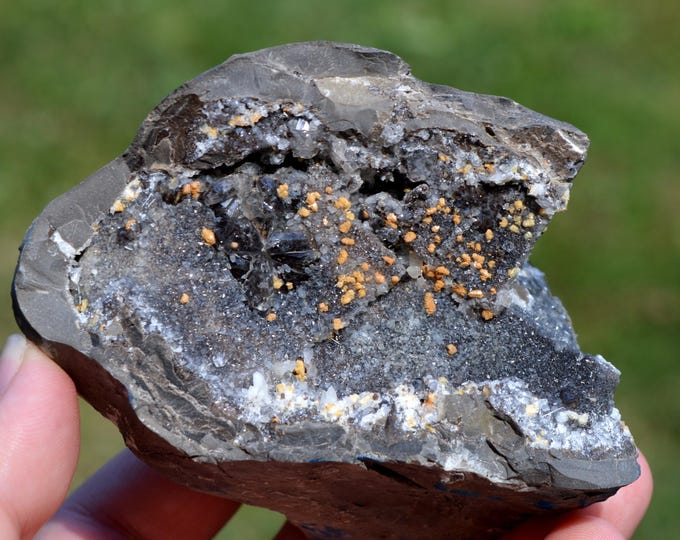 Septaria & Quartz ankerite 460 grams - Rémuzat, Nyons, Drôme, Auvergne-Rhône-Alpes, France