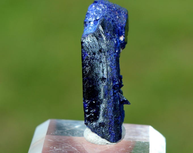 Azurite 5.5 grams - Touissit, Touissit-Bou Beker mining district, Jerada Province, Oriental Region, Morocco