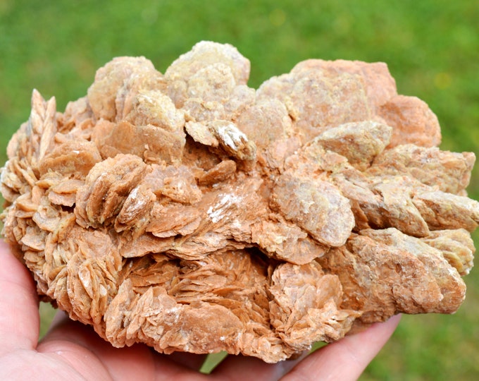 Gypsum 1345 grams - Maras salt works, Cuzco, Peru