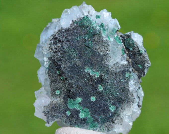 Malachite & Quartz 38 grams - Lubumbashi, Haut-Katanga, DR Congo