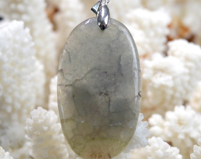 Fluorite 81 carats - pendentif cabochon pierre naturelle - Afghanistan / GA98