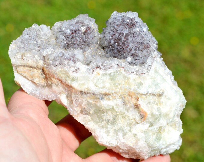 Hematoid Quartz & Fluorite 825 grams - L'Argentolle, Saône-et-Loire, France