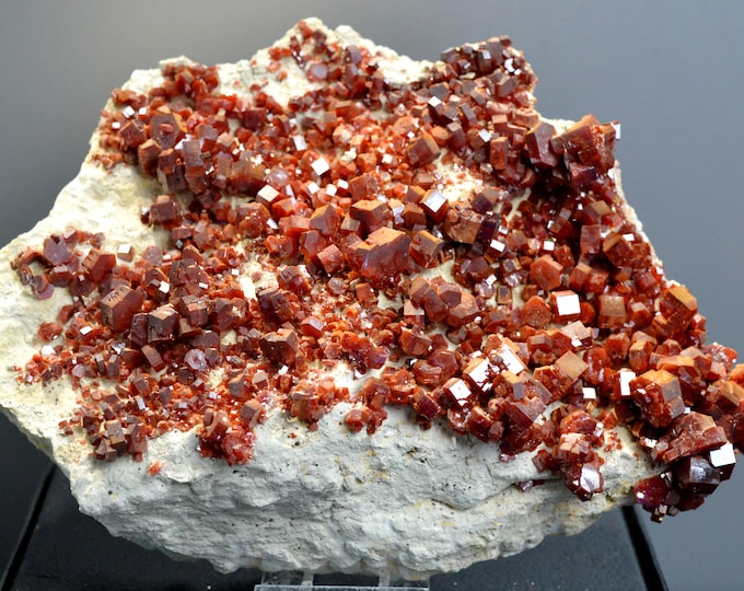 Vanadinite 2026 grams - Mibladen, Aït Oufella Caïdat, Midelt Circle, Midelt Province, Drâa-Tafilalet Region, Morocco