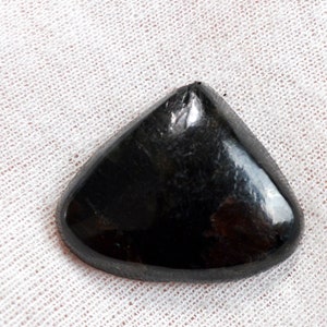 Grenat Spessartine & Tourmaline Schorl 62 carats - cabochon pierre naturelle - Pakistan / ES65