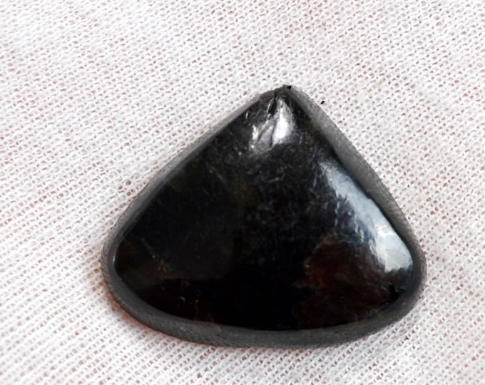 Grenat Spessartine & Tourmaline Schorl 62 carats - cabochon pierre naturelle - Pakistan / ES65