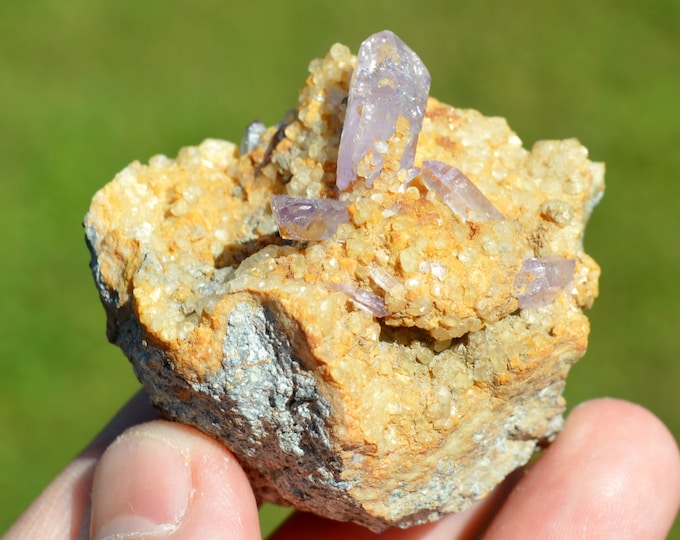 Amethyst & Calcite 101 grams - Tatatila Municipality, Veracruz, Mexico