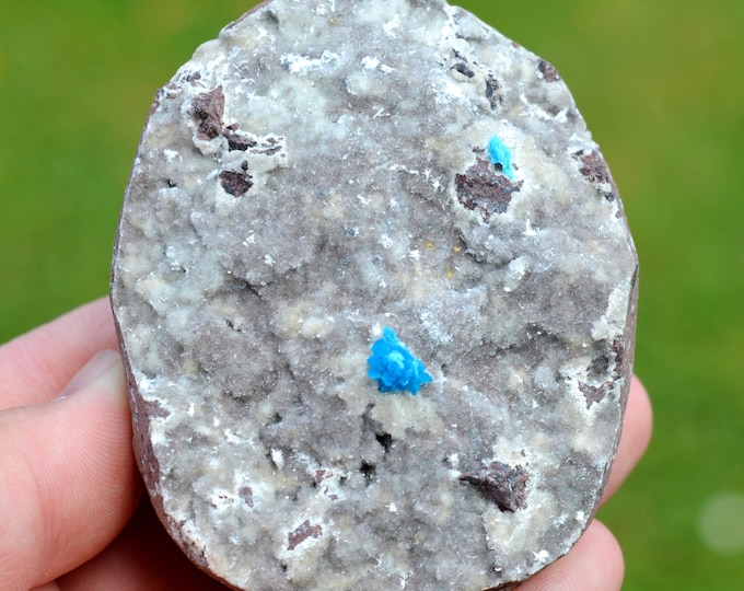 Cavansite & Chalcedony 265 grams - Wagholi Quarries, Wagholi, Pune District, Maharashtra, India