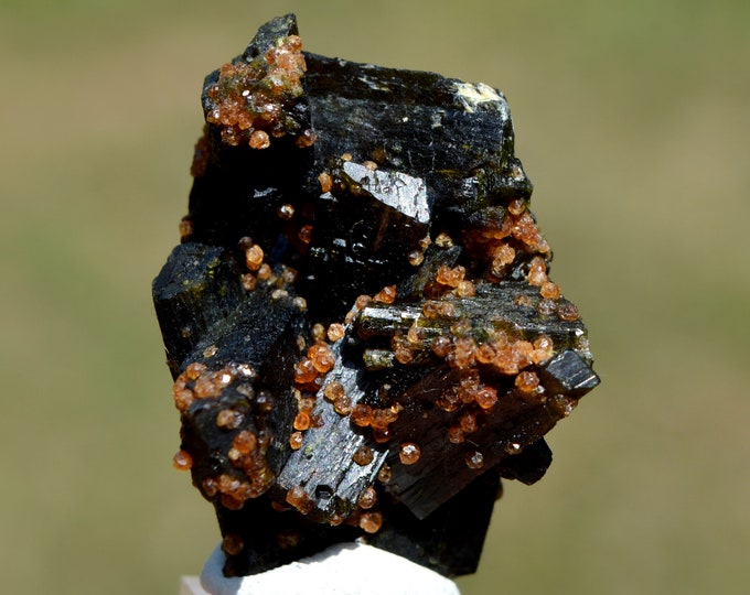 Andradite-Grossular Garnet & Epidote 27 grams - Trantimou, Diakon, Arrondissement of Diakon, Bafoulabé Cercle, Kayes Region, Mali