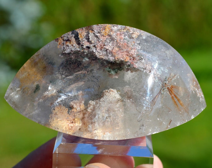 Quartz & rutile - 190 grams - Ibitiara, Bahia, Brazil