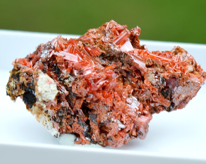 Crocoite 19 grams - Dundas mineral field, Zeehan District, West Coast municipality, Tasmania, Australia