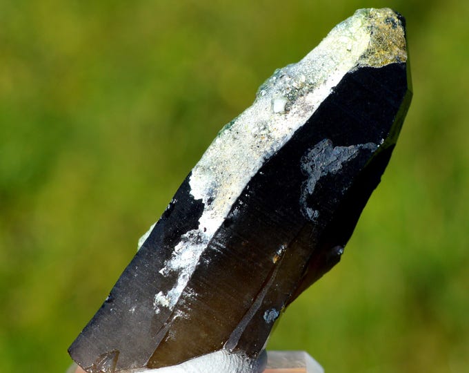 Smoky Quartz & Opal-AN Hyalite 50 grams - Erongo Mountains, Karibib, Erongo Region, Namibia