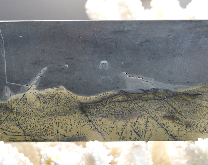Polished Slice - Landscape Stone 138 mm - Guilin, Guangxi, China