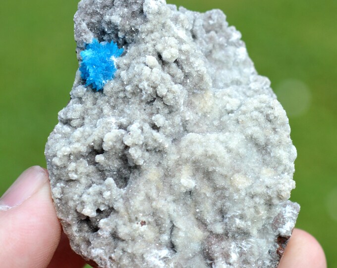 Cavansite & Chalcedony 150 grams - Wagholi Quarries, Wagholi, Pune District, Maharashtra, India