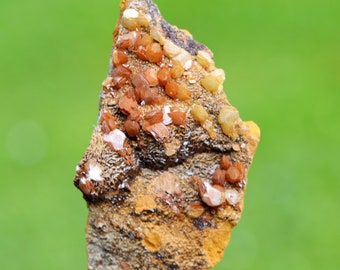 Calcite & Sidérite 27 grammes - Peyrebrune, Montredon-Labessonnié, Castres, Tarn, Occitanie, France