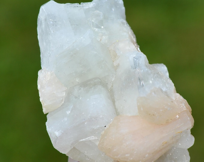 Apophyllite & Stilbite 66 grams - Nashik District, Nashik Division, Maharashtra, India