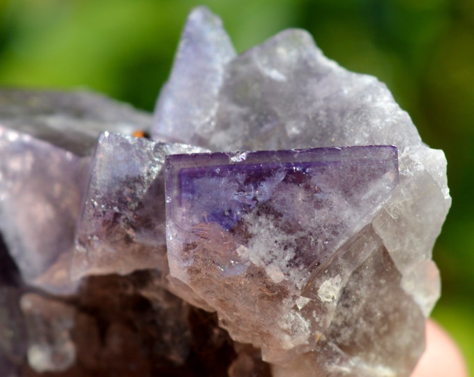 Fluorite 94 grams - Fluorescent - Greenlaws Mine, Daddry Shield, Stanhope, UK