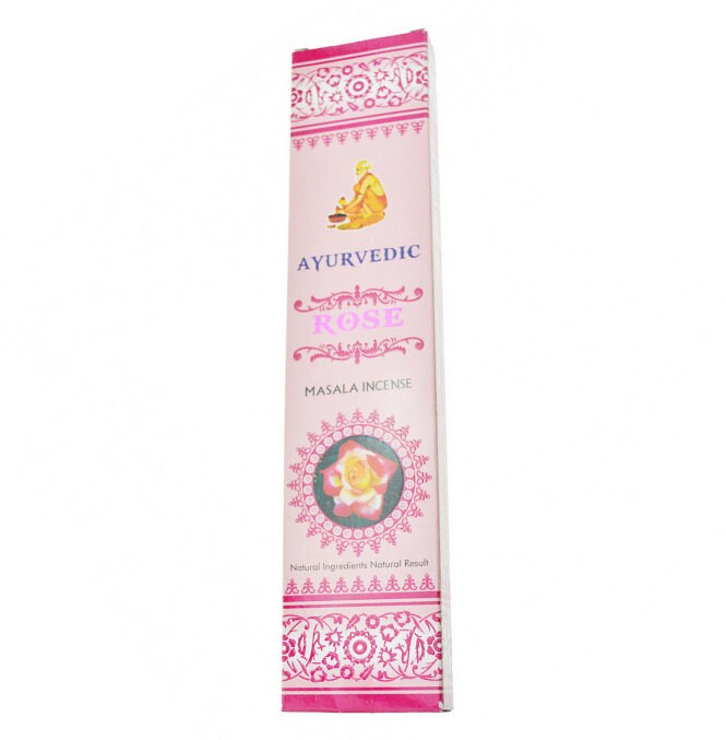 Encens - Ayurvedic Parfum Rose Une Boîte