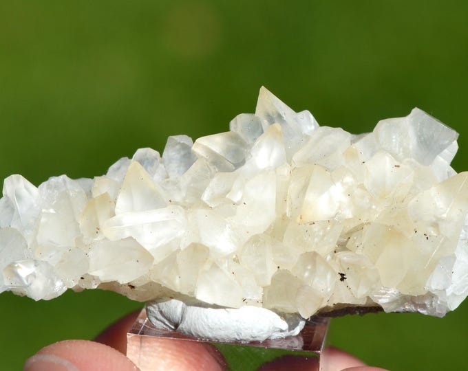 Calcite 21 grams - Limestone quarry, Limont-Fontaine, Maubeuge, Avesnes-sur-Helpe, Nord, Hauts-de-France, France