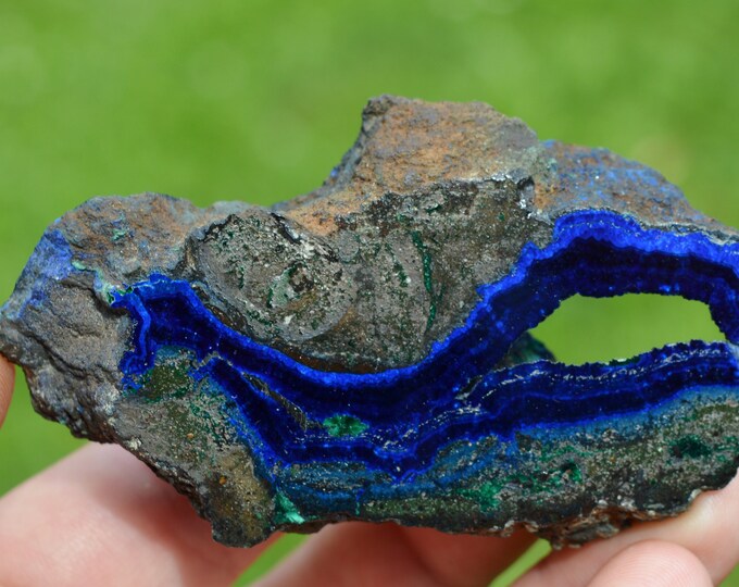 Azurite 125 grams - Rubtsovsk Mine, Rubtsovsky District, Altai Krai, Russia