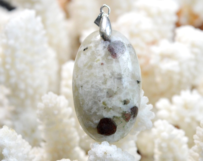 71 Carat Kiwi Jasper - Natural Gemstone Cabochon Pendant - New Zealand / FE26