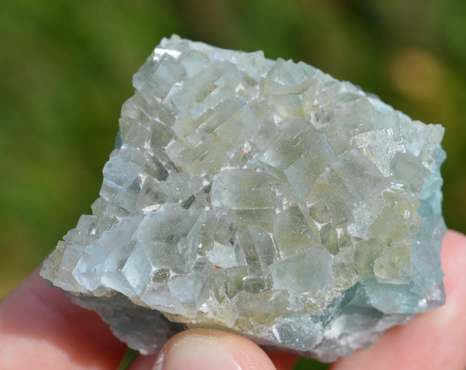 Fluorite 102 grams - La Barre Mine (La Martinèche Mine), Saint-Jacques-d'Ambur, Puy-de-Dôme, Auvergne-Rhône-Alpes, France