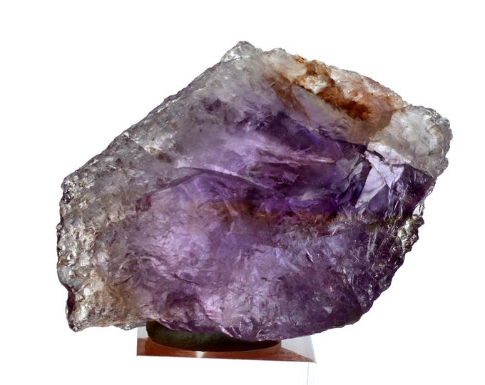 Quartz var. Ametrine 24 grams - Anahi Mine, Puerto Suárez Municipality, Germán Busch Province, Santa Cruz, Bolivia