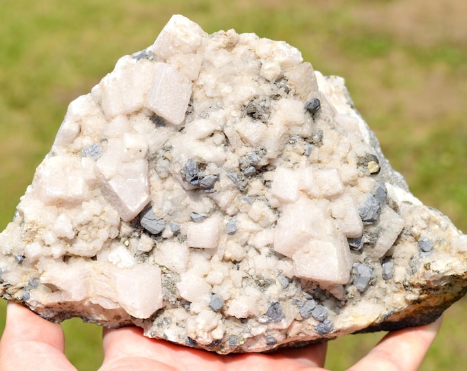 Calcite Dolomite Galene Pyrite 2095 grams - Cavnic, Maramureș County, Romania