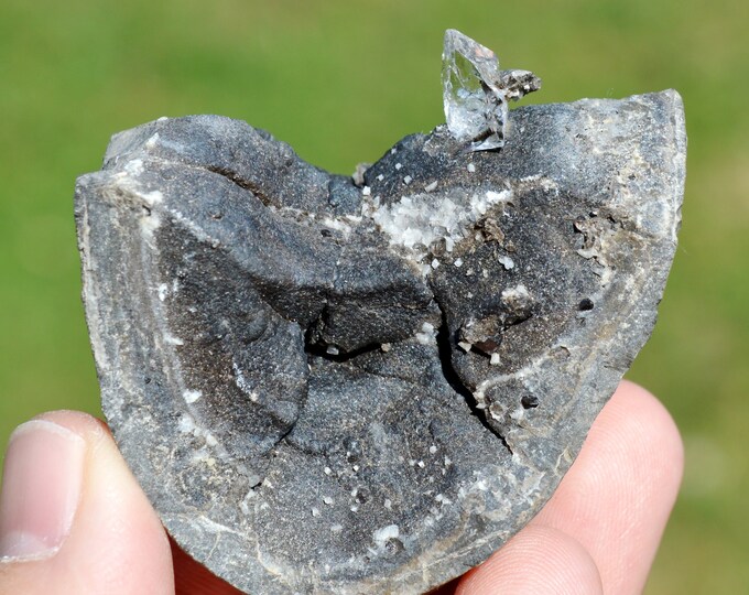 Quartz "Diamond" in septaria 127 grams - Laragne-Montéglin, Gap, Hautes-Alpes, Provence-Alpes-Côte d'Azur, France