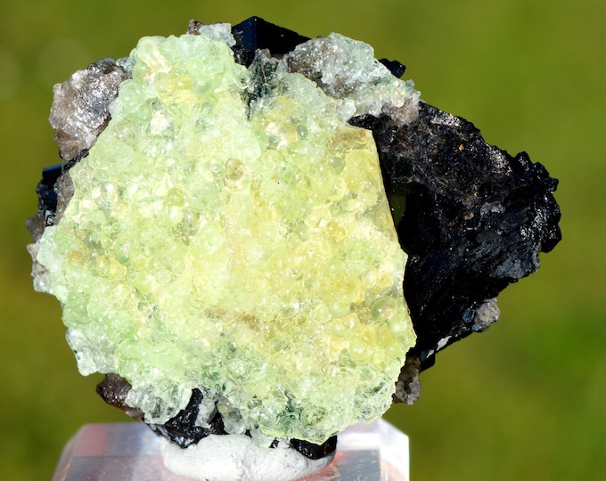 Opal-AN & Tourmaline schorl Smoky Quartz 74 grams - Erongo Mountains, Karibib, Erongo Region, Namibia