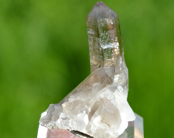 Smoky quartz 9.7 grams - Minstigertal (Münstigertal), Münster, Goms, Valais, Switzerland