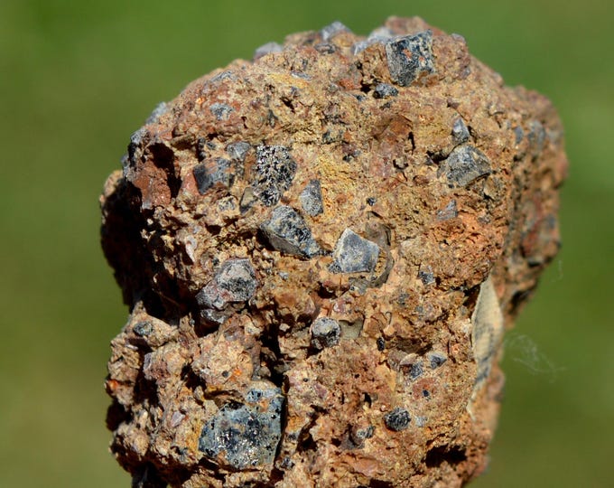 Augite 39 grams - Mont Croustet, Ceyssac, Le Puy-en-Velay, Haute-Loire, Auvergne-Rhône-Alpes, France