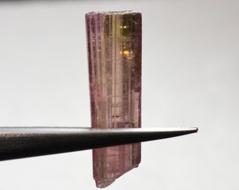 Natural terminated bicolor tourmaline 6.66 carats Natural terminated bicolor tourmaline
