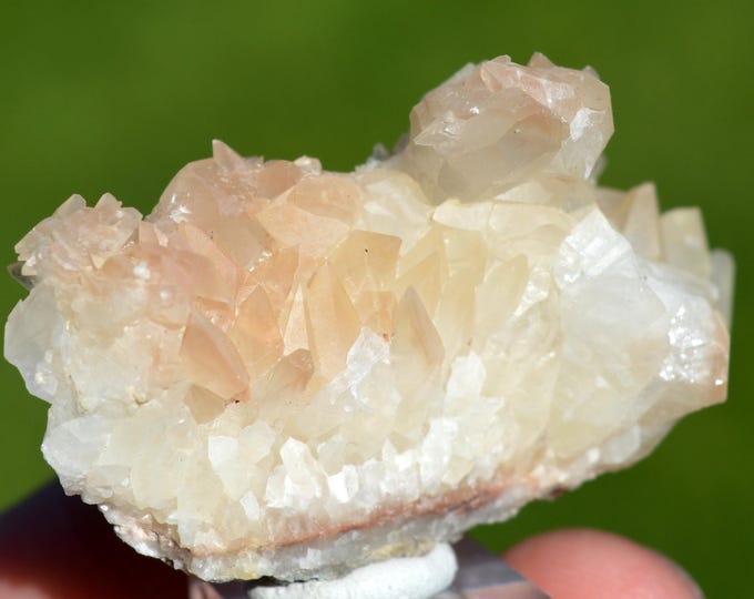 Calcite 34 grams - Limestone quarry, Limont-Fontaine, Maubeuge, Avesnes-sur-Helpe, Nord, Hauts-de-France, France