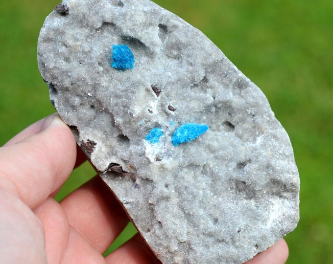 Cavansite & Chalcedony 380 grams - Wagholi Quarries, Wagholi, Pune District, Maharashtra, India