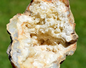 Calcite & Quartz var. Chalcedony 260 grams - Doazit, Dax, Landes, Nouvelle-Aquitaine, France