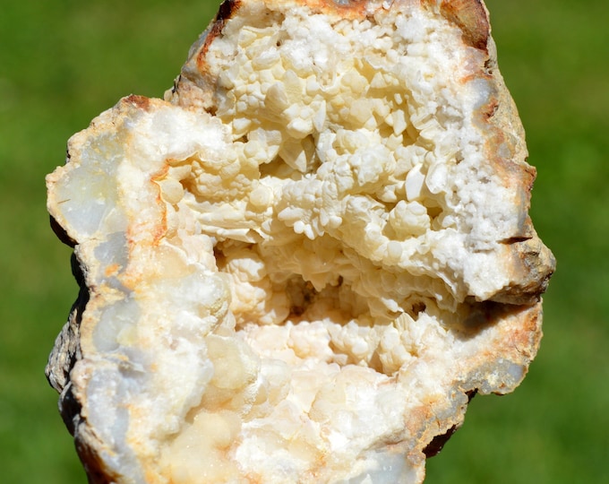 Calcite & Quartz var. Chalcedony 260 grams - Doazit, Dax, Landes, Nouvelle-Aquitaine, France