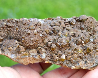 Sidérite & Quartz 767 grammes - Peyrebrune, Montredon-Labessonnié, Castres, Tarn, Occitanie, France